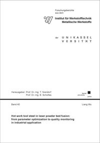 Produktbild: Hot work tool steel in laser powder bed fusion