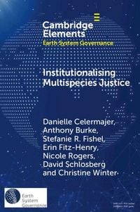 Produktbild: Institutionalising Multispecies Justice