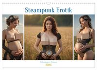 Produktbild: Steampunk Erotik - Schwangere Frauen (Wandkalender 2026 DIN A3 quer), CALVENDO Monatskalender