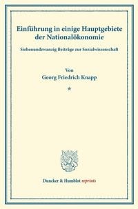 Produktbild: Einf&uuml;hrung in einige Hauptgebiete der National&ouml;konomie.