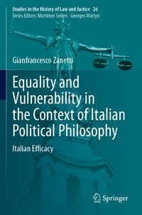 Produktbild: Equality and Vulnerability in the Context of Italian Political Philosophy