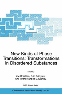 Produktbild: New Kinds of Phase Transitions: Transformations in Disordered Substances