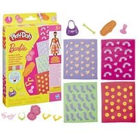 Produktbild: Play-Doh Barbie Spielset Designer Musterb&ouml;gen Sortiment Glitzer und Edelsteine