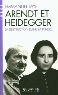 Produktbild: Arendt et Heidegger : la destruction dans la pens&eacute;e