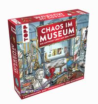 Bild vom Artikel Chaos im Museum - Die Antwort liegt auf dem Tisch. Das Wimmelbild-Quizspiel vom Autor Karoline Weber