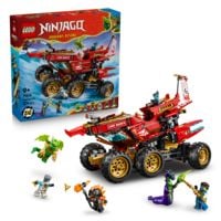 Produktbild: LEGO NINJAGO 71869 W&uuml;stensegler, Spielzeug-LKW f&uuml;r Kinder, 3 Fahrzeuge und 6 Minifiguren