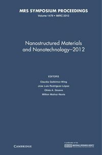 Produktbild: Nanostructured Materials and Nanotechnology-2012