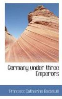 Produktbild: Germany Under Three Emperors