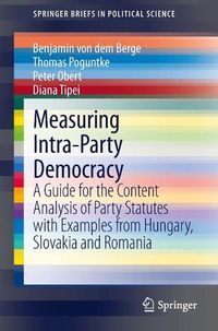 Produktbild: Measuring Intra-Party Democracy
