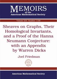 Produktbild: Friedman, J:  Sheaves on Graphs, Their Homological Invariant