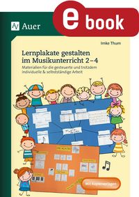 Produktbild: Lernplakate gestalten im Musikunterricht 2-4