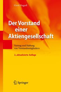 Produktbild: Der Vorstand einer Aktiengesellschaft