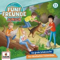 Produktbild: Fünf Freunde Junior 12: Die große Schatzsuche / Die rätselhaften Futterdiebe