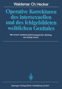 Produktbild: Operative Korrekturen des intersexuellen und des fehlgebildeten weiblichen Genitales