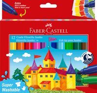 Produktbild: Faber-Castell Filzstifte Jumbo Super Washable 12 St&uuml;ck