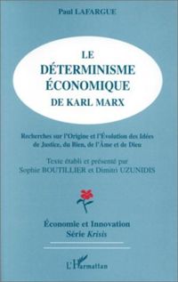 Produktbild: Le determinisme economique de Karl Marx