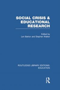 Produktbild: Social Crisis and Educational Research (RLE Edu L)