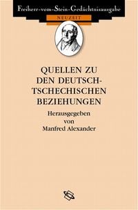 Produktbild: Quellen zu den deutsch-tschechischen Beziehungen 1848 bis heute
