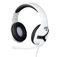 Produktbild: Konix NEMESIS PS5 HEADSET Over Ear Headset kabelgebunden Stereo Schwarz/Wei&szlig; Lautst&auml;rkeregelung Gaming