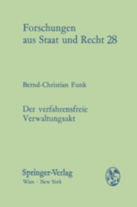 Produktbild: Der verfahrensfreie Verwaltungsakt