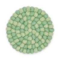Produktbild: Filzuntersetzer Dots "Salbei"