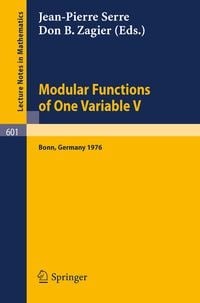 Produktbild: Modular Functions of One Variable V