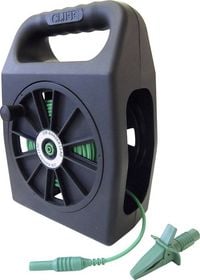 Produktbild: Cliff CIH299450 Erdungsmessleitung Stecker 4mm Buchse 4mm 50.00m Gr&uuml;n 1St.