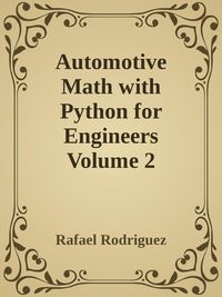 Produktbild: Automotive Math with Python for Engineers Volume 2
