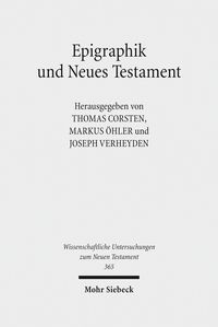 Produktbild: Epigraphik und Neues Testament