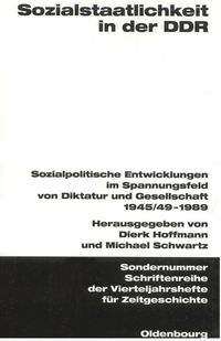 Produktbild: Sozialstaatlichkeit in der DDR