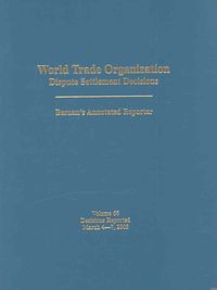 Produktbild: Patton, J: World Trade Organization Dispute Settlement Decis
