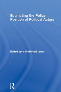 Produktbild: Estimating the Policy Position of Political Actors