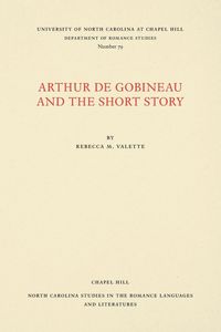 Produktbild: Arthur de Gobineau and the Short Story