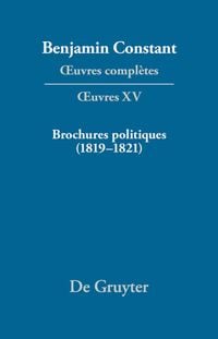 Produktbild: Brochures politiques (1819&ndash;1821)