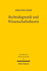 Produktbild: Rechtsdogmatik und Wissenschaftstheorie