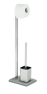 Produktbild: Stand WC-Garnitur Mod. Granit Edelstahl, rostfrei