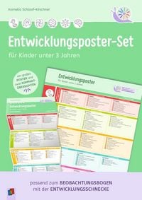 Produktbild: Entwicklungsposter-Set f&uuml;r Kinder unter 3 Jahren
