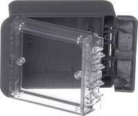 Produktbild: Bopla Bocube B 100806 PC-V0-G-7024 96022124 Outdoor-Geh&auml;use 80 x 113 x 60 Polycarbonat V0 Graphitgrau (RAL 7024) 1 St.