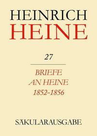 Produktbild: Briefe an Heine 1852-1856