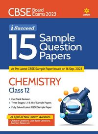 Produktbild: CBSE Board Exams 2023 I-Succeed 15 Sample Question Papers CHEMISTRY Class 12th