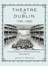 Produktbild: Theatre in Dublin, 1745-1820