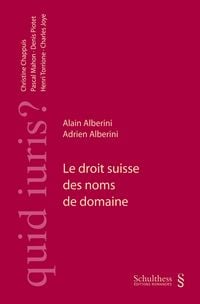 Produktbild: Le droit suisse des noms de domaines