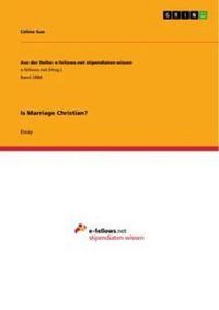Produktbild: Is Marriage Christian?