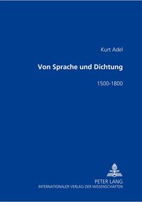 Produktbild: Von Sprache und Dichtung