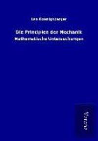 Produktbild: Die Principien der Mechanik