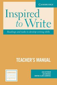 Produktbild: Inspired to Write Teacher's Manual
