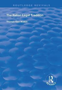 Produktbild: Watkin, T: The Italian Legal Tradition