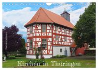 Produktbild: Fachwerkh&auml;user - Kirchen in Th&uuml;ringen (Wandkalender 2026 DIN A4 quer), CALVENDO Monatskalender