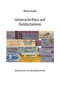 Produktbild: Unterschriften auf Geldscheinen