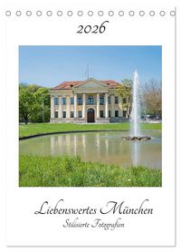 Produktbild: Liebenswertes M&uuml;nchen - Stilisierte Fotografien (Tischkalender 2026 DIN A5 hoch), CALVENDO Monatskalender